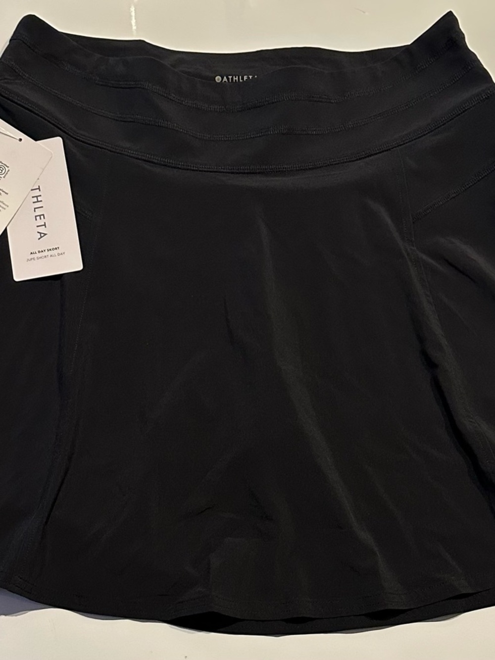 Athleta All Day Skort Navy Blue Tennis Golf Athletic Womens Sz 10 Pickleball NWT